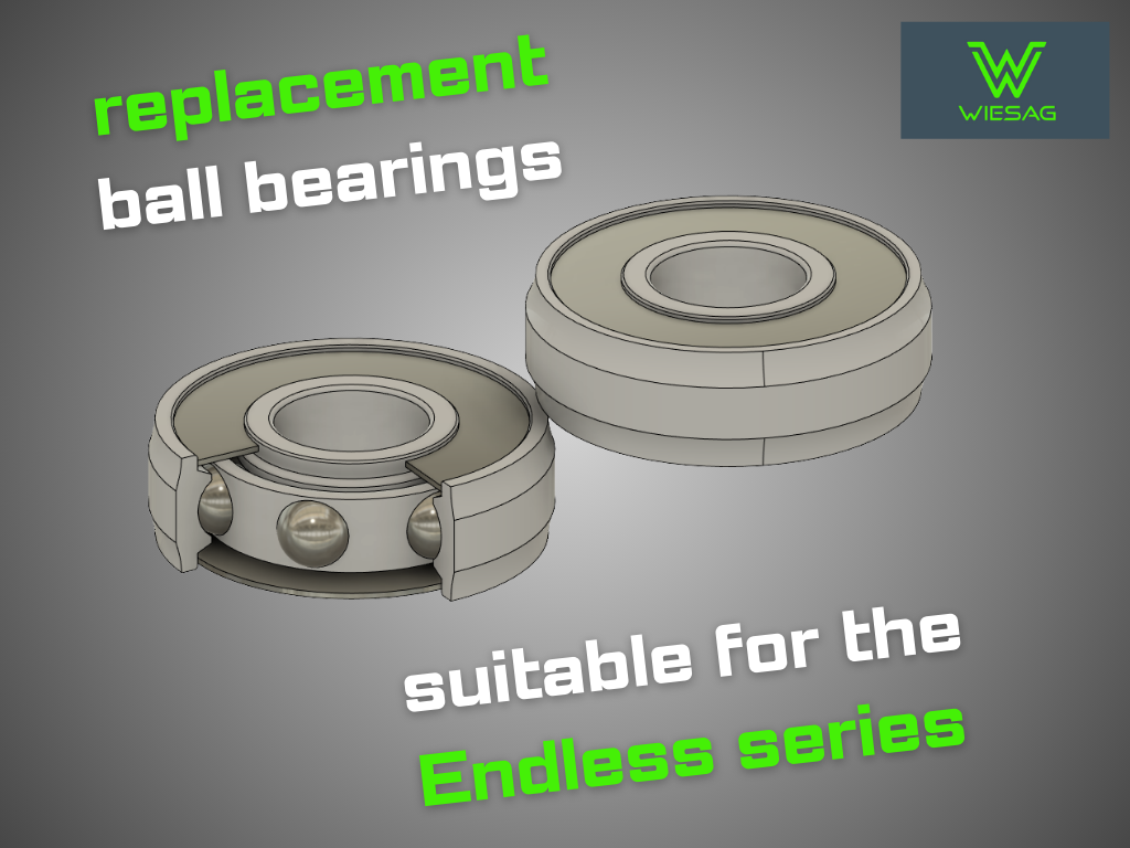 replacement ball bearrings suitable for the Endless series