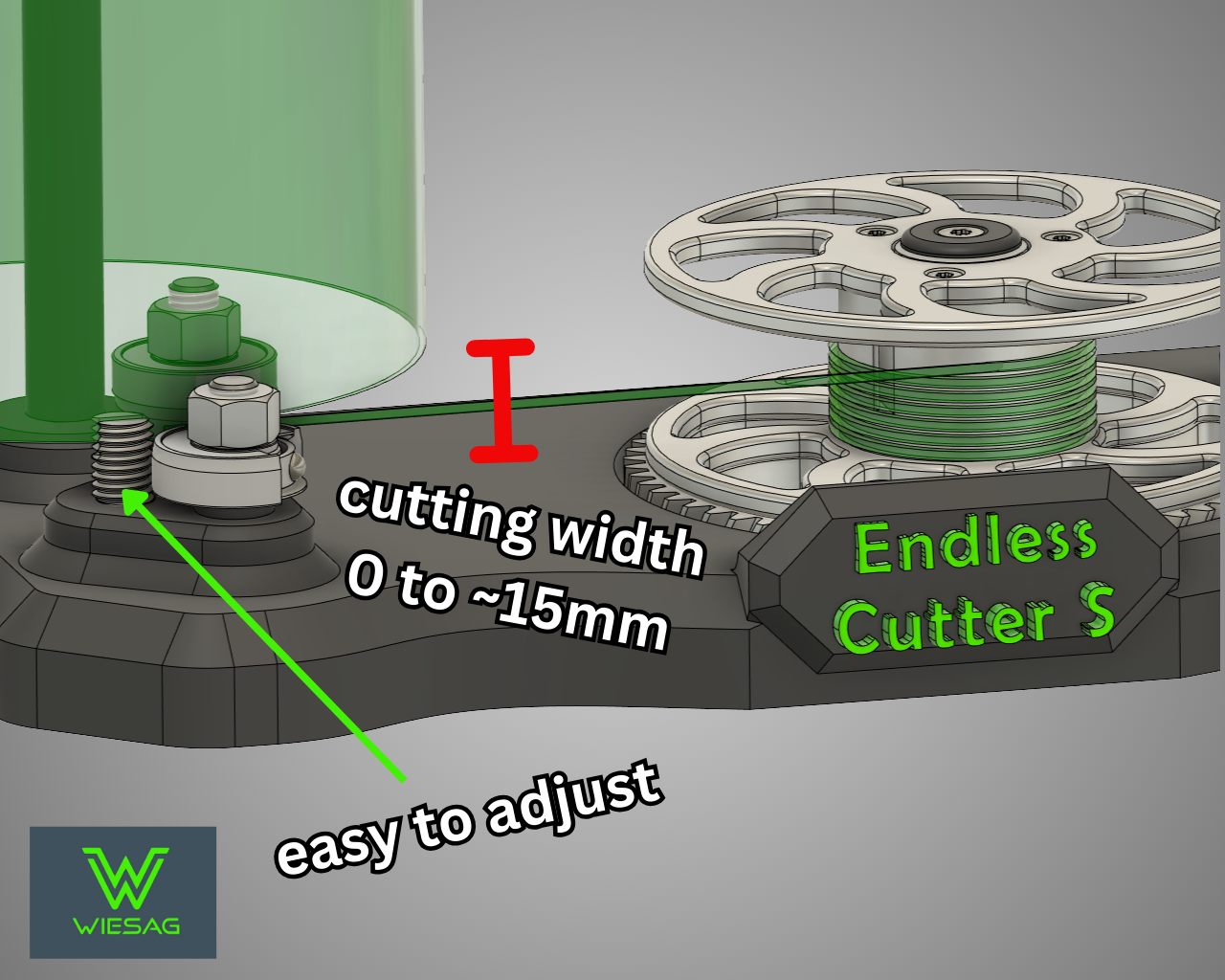 Endless Cutter S - make your ropes at home, rope/ wire maker with ball-bearing technology for tearproof ropes/ for PETmachines!